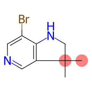 7-bromo-3,3-dimethyl-1,2-dihydropyrrolo[3,2-c]pyridine