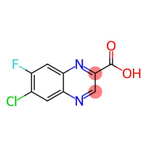 6-chloro-7-fluoro-quinoxaline-2-carboxylic acid