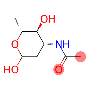 3-(Acetylamino)-2,3,6-trideoxy-D-arabino-hexopyranose