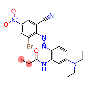 n-[2-[(2-bromo-6-cyano-4-nitrophenyl)azo]-5-(diethylamino)phenyl]propanamide