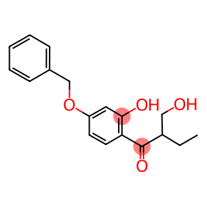 1-[4-(benzyloxy)-2-hydroxyphenyl]-2-(hydroxymethyl)-1-butanone