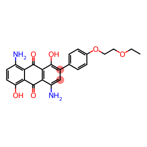 9,10-Anthracenedione, 4,8-diamino-2-(4-(2-ethoxyethoxy)phenyl)-1,5-dihydroxy-