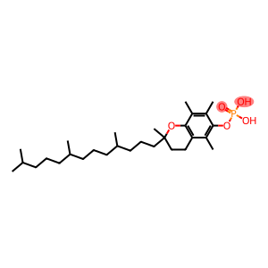 Phosphoric acid dihydrogen 2,5,7,8-tetramethyl-2-(4,8,12-trimethyltridecyl)chroman-6-yl ester