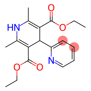 3,5-Pyridinedicarboxylic acid, 1,4-dihydro-2,6-dimethyl-4-(2-pyridyl)-, diethyl ester