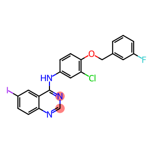4-[3-氯-4-(3-氟苄基氧)苯基氨基]-6-碘喹唑啉