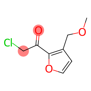 Ethanone, 2-chloro-1-[3-(methoxymethyl)-2-furanyl]- (9CI)