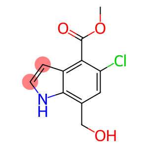 5-氯-7-(羟甲基)-1H-吲哚-4-羧酸甲酯