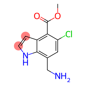 7-(氨基甲基)-5-氯-1H-吲哚-4-羧酸甲酯