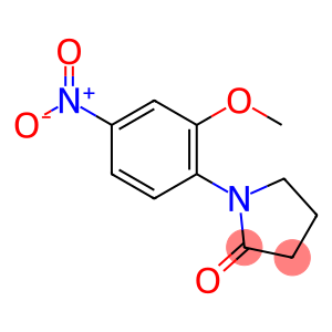 1-(2-methoxy-4-nitrophenyl)- 2-Pyrrolidinone