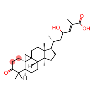 9,19-Cyclolanost-24-en-26-oic acid, 23-hydroxy-3-oxo-, (24E)-