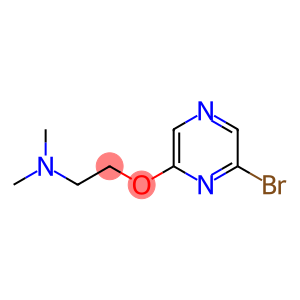 Ethanamine, 2-[(6-bromo-2-pyrazinyl)oxy]-N,N-dimethyl-