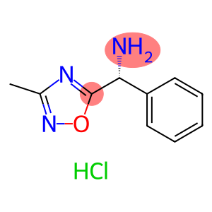 (R)-(3-methyl-1,2,4-oxadiazol-5-yl)(phenyl)methanamine hydrochloride