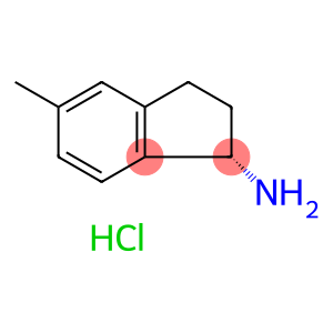 1H-Inden-1-amine, 2,3-dihydro-5-methyl-, hydrochloride (1:1), (1S)-