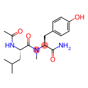 L-Tyrosinamide, N-acetyl-L-leucyl-N-methyl- (9CI)