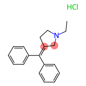 3-(Diphenylmethylene)-1-ethylpyrrolidine hydrochloride