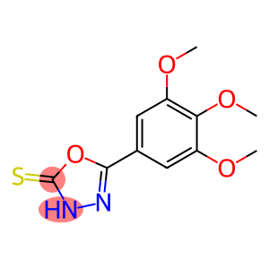 5-(3,4,5-三甲氧基-苯基)-[1,3,4]恶二唑-2-硫醇