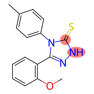 3H-1,2,4-Triazole-3-thione,2,4-dihydro-5-(2-Methoxyphenyl)-4-(4-Methylphenyl)-