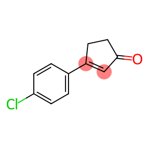 2-Cyclopenten-1-one, 3-(4-chlorophenyl)-