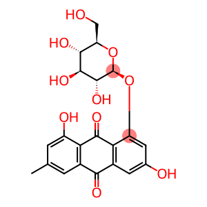 8-(β-D-Glucopyranosyloxy)-1,6-dihydroxy-3-methylanthraquinone