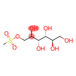 Mannitol, 1-methanesulfonate, D- (8CI)