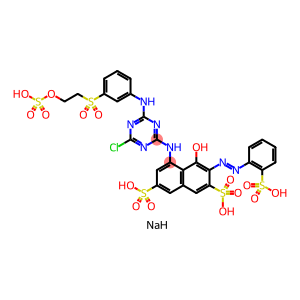 tetrasodium 5-[[4-chloro-6-[[3-[[2-(sulphonatooxy)ethyl]sulphonyl]phenyl]amino]-1,3,5-triazin-2-yl]amino]-4-hydroxy-3-[(2-sulphonatophenyl)azo]naphthalene-2,7-disulphonate