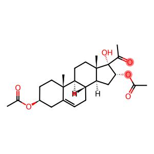 Pregn-5-en-20-one, 3,16-bis(acetyloxy)-17-hydroxy-, (3β,16α)- (9CI)