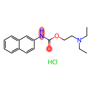 2-Naphthalenecarbamicacid, 2-(diethylamino)ethyl ester, monohydrochloride (8CI)