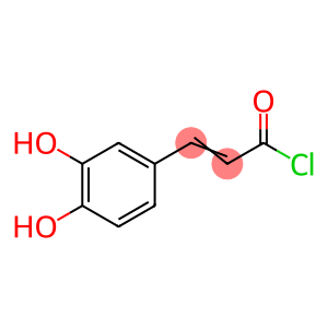 2-Propenoyl chloride, 3-(3,4-dihydroxyphenyl)-