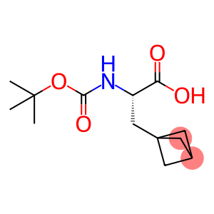 Bicyclo[1.1.1]pentane-1-propanoic acid, α-[[(1,1-dimethylethoxy)carbonyl]amino]-, (αS)-