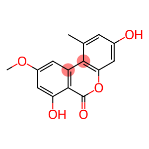 6H-Dibenzo[b,d]pyran-6-one, 3,7-dihydroxy-9-methoxy-1-methyl-