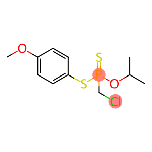 Phosphonodithioic acid, (chloromethyl)-, O-isopropyl S-(p-methoxyphenyl) ester (8CI)