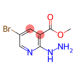 3-Pyridinecarboxylic acid, 5-bromo-2-hydrazinyl-, methyl ester