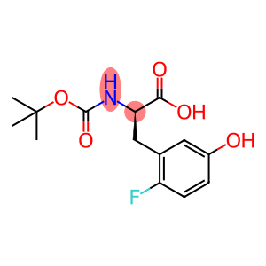 D-Phenylalanine, N-[(1,1-dimethylethoxy)carbonyl]-2-fluoro-5-hydroxy-