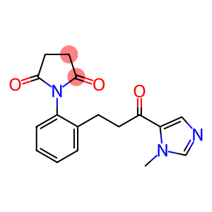 1-[2-[3-(1-Methyl-1H-imidazol-5-yl)-3-oxopropyl]phenyl]-2,5-pyrrolidinedione