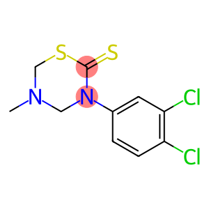 2H-1,3,5-Thiadiazine-2-thione, 3-(3,4-dichlorophenyl)tetrahydro-5-methyl-