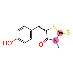 4-Thiazolidinone, 5-[(4-hydroxyphenyl)methylene]-3-methyl-2-thioxo-