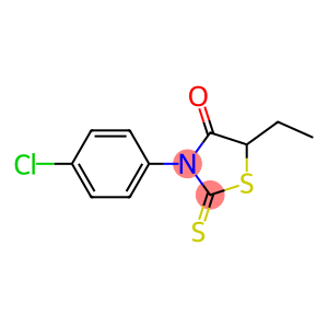 4-Thiazolidinone,3-(4-chlorophenyl)-5-ethyl-2-thioxo-
