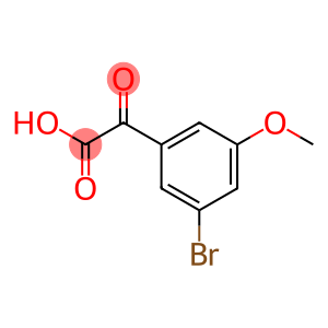 2-(3-bromo-5-methoxyphenyl)-2-oxoacetic acid