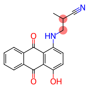 3-[(9,10-dihydro-4-hydroxy-9,10-dioxoanthryl)amino]-2-methylpropiononitrile