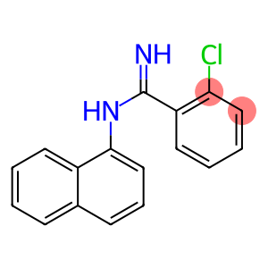 Benzenecarboximidamide, 2-chloro-N-1-naphthalenyl-