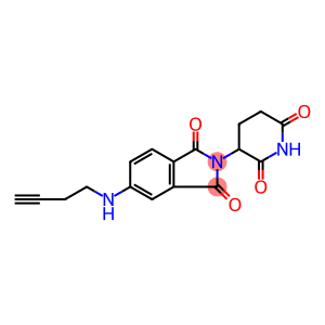 5-(but-3-yn-1-ylamino)-2-(2,6-dioxopiperidin-3-yl)isoindoline-1,3-dione