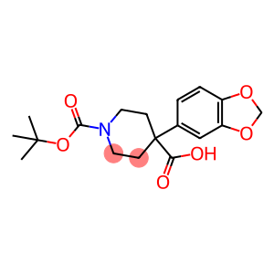 1,4-Piperidinedicarboxylic acid, 4-(1,3-benzodioxol-5-yl)-, 1-(1,1-dimethylethyl) ester