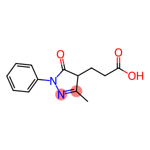 1H-Pyrazole-4-propanoic acid, 4,5-dihydro-3-methyl-5-oxo-1-phenyl-