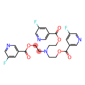 3-Pyridinecarboxylicacid, 5-fluoro-, nitrilotri-2,1-ethanediyl ester (9CI)
