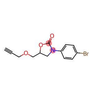 3-(4-Bromophenyl)-5-(2-propynyloxymethyl)oxazolidin-2-one