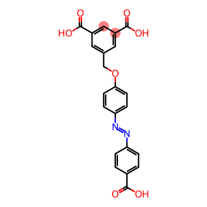 1,3-Benzenedicarboxylic acid, 5-[[4-[(1E)-2-(4-carboxyphenyl)diazenyl]phenoxy]methyl]-