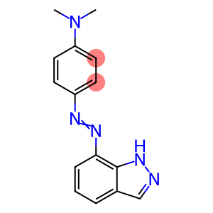 Benzenamine, 4-[2-(1H-indazol-7-yl)diazenyl]-N,N-dimethyl-