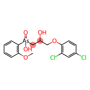 2-Propanol, 1-(2,4-dichlorophenoxy)-3-[hydroxy(o-methoxyphenyl)arsino]-, As-oxide (8CI)