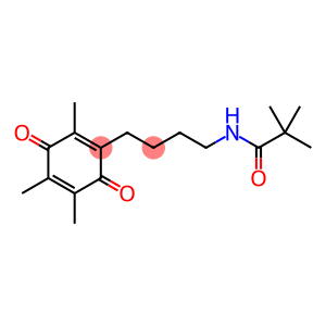 N-(4-(2,4,5-trimethyl-3,6-dioxocyclohexa-1,4-dien-1-yl)butyl)pivalamide