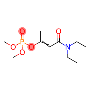 Phosphoric acid, 3-(diethylamino)-1-methyl-3-oxo-1-propen-1-yl dimethyl ester